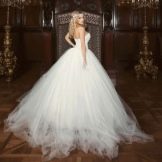 Robe de mariée luxuriante d'ange étoiles