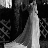 Wedding dress with an open back from Gali Halav