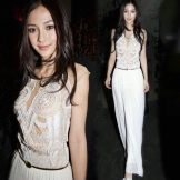 Robe de soirée blanche de Chine