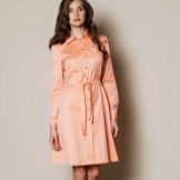 Shirt dress for women with hourglass figure
