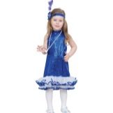 New Year's dress for girls in the style of Chicago