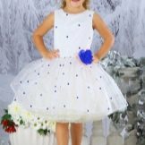 New Year's dress for a girl in the style of the 60s