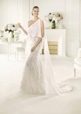 Boho Chic White Wedding Dress