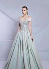 A-line evening dress