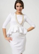 Straight Wedding Dress for Early Pregnancy