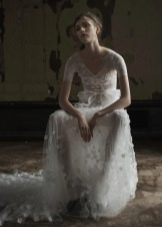 Robe transparente en dentelle de VeraWang