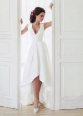 Wedding dress short in front long in back