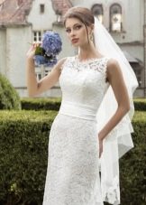 Wedding dress by Armonia with lace
