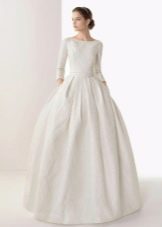 3/4 sleeve wedding dress