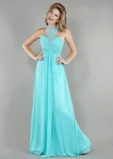Evening dress turquoise