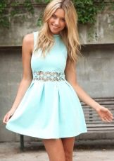 Mint evening dress