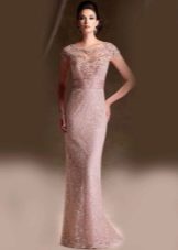 Evening dress with lace for the mother of the groom