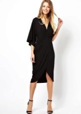 Wrap midi gown