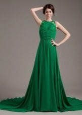 Summer evening dress green
