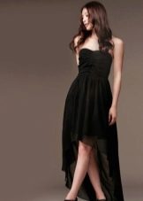Evening dress short in front long in back