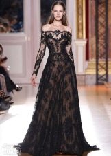 Evening black dress