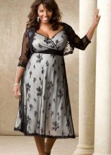 robe de soirée à deux couches pour un short complet