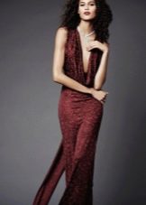 Evening dress from Zac Posen burgundy