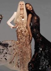 Evening expensive guipure dress