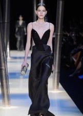 Black evening dress by Armani