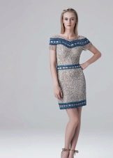 Robe de soirée courte à sequins