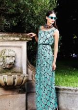 Вечерна рокля Roberto Cavalli с животински щампи