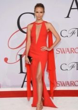 Hollywood style gown on the red carpet