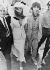 Bianca Jagger's wedding dress