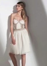 Short corset evening dress