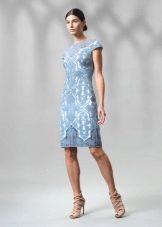Light blue lace evening dress from Tadashi Shoji