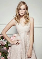 Evening lace summer dress short