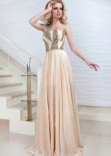 Evening dress from Oksana mucha with rhinestones
