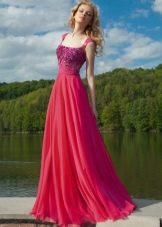 Evening dress from Oksana mukha red