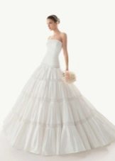 Wedding dress from Rosa Clara 2013 with tiered skirt