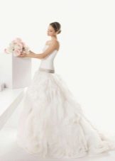 Wedding dress from Rosa Clara 2013 with a fluffy skirt