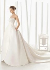 Lush wedding dress 2016 with a train