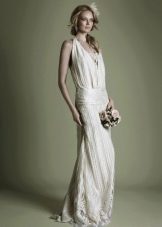 Vintage Low Waist Wedding Dress