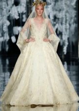 Wedding lace puffy dress from Yolan Cris 2016