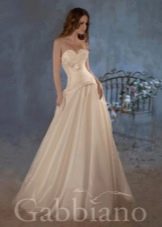 Wedding dress with a corset from the collection Secret desires by gabbiano