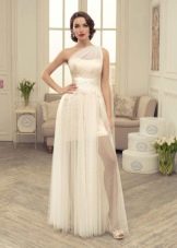 Wedding dress with a transparent top from Tatiana Kaplun