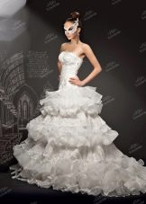 Wedding Dress from To Be Bride 2013 with tiered skirt