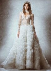 Zuhair Murad 2015의 풀 스커트 웨딩 드레스
