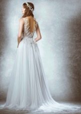 오픈 백이 있는 Zuhair Murad 2015 웨딩 드레스