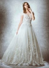 Zuhair Murad 2015 퍼피 레이스의 웨딩 드레스