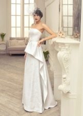 Peplum wedding dress