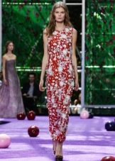 Evening dress from Dior 2016 with print