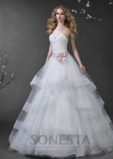Wedding dress from the collection Love Story puffy tiered