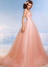 Colored wedding dress from Romanova