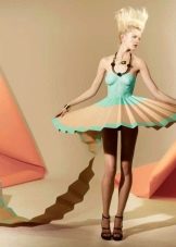 Paper dress evening tutu