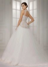 Partly Open Back Wedding Dress